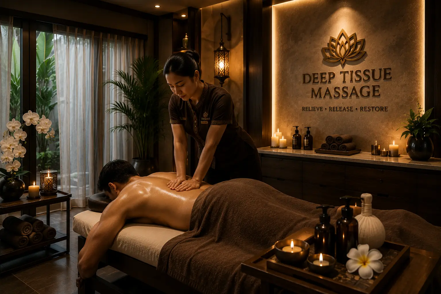 Deep tissue massage spa in Sector 46 Gurgaon